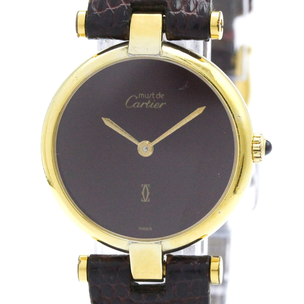 Cartier Must Quartz Gold Plated Women's Dress/Formal — Good