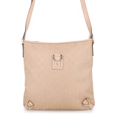 Gucci Shoulder Bag GG Canvas Abbey Leather 131326 GUCCI Handbag — Like New