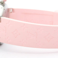 LOUIS VUITTON Tambour Steel Quartz Ladies Watch Q1G08 Polished — Very Good