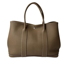 Hermes Garden Party PM Etoupe Negonda T-stamp Tote Bag for Women — Like New