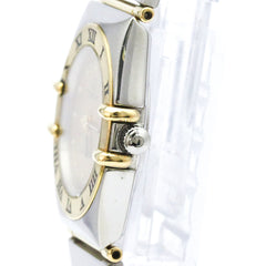 OMEGA Constellation 18K Gold Steel Ladies Watch 795.1080 Polished — Very Good