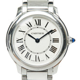 Cartier Ronde Must de Online Exclusive Watch WSRN0033 Quartz White Dial Stainless Steel Ladies CARTIER — Good