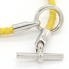 Hermes Glenan Yellow Leather Bangle Bracelet for Women — Like New