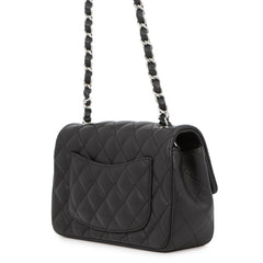 Chanel Chain Shoulder Bag Mini Matelassé 20 Coco Mark Lambskin A69900 CHANEL Black Handbag Women's — Like New