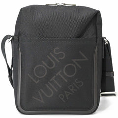 LOUIS VUITTON Damier Geant Citadin MM Shoulder Bag for Men, Black M93042 — Like New