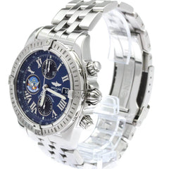 BREITLING Chronomat Evolution Blue Impulse Mens Watch A13356 Polished — Very Good