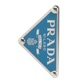 Prada PRADA Left Ear Earring, Sterling Silver 925, Women's, Blue/Silver Tone, 1JO722 — Like New