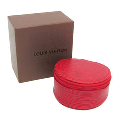 Louis Vuitton Epi Ecrin Bijoux8 M48217 Jewelry Case Castilian Red Epi Leather — Like New