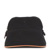 Hermes handbag pouch Bolide mini black cotton HERMES — Like New