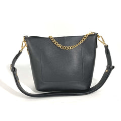 LOUIS VUITTON M24006 Rock & Walk Bucket Chain Shoulder Bag Calf Leather Women's Black L-240704-11 — Like New