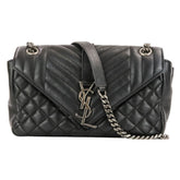 Yves Saint Laurent SAINT LAURENT PARIS Classic Small Satchel Leather Shoulder Bag 428125 Black Women's — Like New