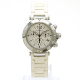 Cartier Pasha Silver Dial AT Automatic Boys Ladies Unisex Watch W3140005 — Very Good