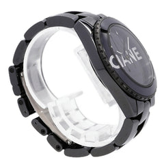 Chanel J12 Wanted de H7418 Black Dial Men's Watch — Very Good