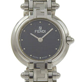 Fendi Olologi Women's Watch, 750L Stainless Steel, Quartz Movement, Analog Display, Black Dial — Good