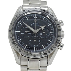 Omega Speedmaster First Replica 3594.50 Men's Watch, Brand Name, Chronograph, Manual Winding, Stainless Steel (SS), Silver, Black — Good