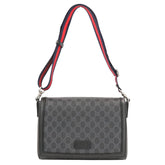 GUCCI GG Supreme Shoulder Bag Crossbody 771167 Black Men's Women's — Like New