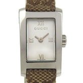 Gucci GUCCI watch 8600L stainless steel quartz analog silver dial women's — Very Good