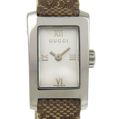 Gucci GUCCI watch 8600L stainless steel quartz analog silver dial women's — Very Good