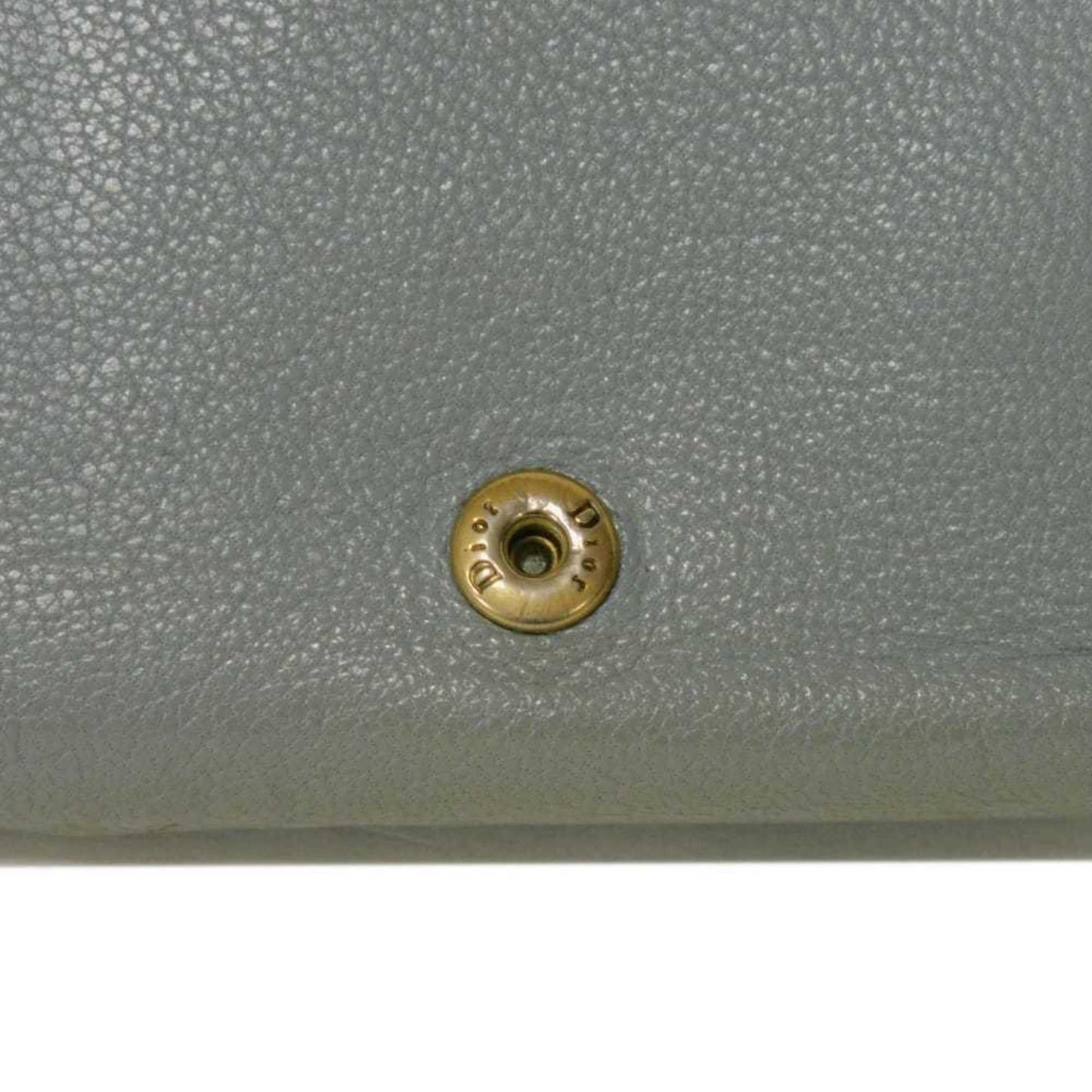 Christian Dior Dior Saddle Mini Tri-fold Wallet, Compact, with Bill Compartment, Card Case, and Coin Gray, S5653CCEH, for Men Women