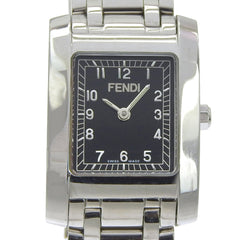 Fendi Olologi 7000L Stainless Steel Quartz Analog Watch with Black Dial - Women's — Good