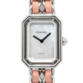 Chanel Première Rock Limited Edition (1200 pieces worldwide) Watch, Stainless Steel, Leather Strap, Women's, White with Shell, H6359 — Very Good