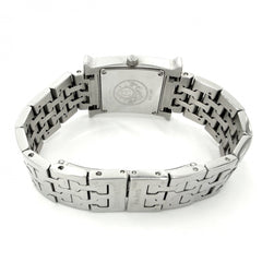 Hermes H-Watch Women's Quartz Watch, Black Dial, H WATCH, Battery Operated, Stainless Steel, Silver/Black, HERMES HH1.210 — Good