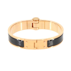 Hermes Charniere PM Bracelet Bangle Black Gold — New - Store Return
