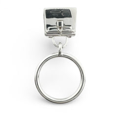 HERMES Kelly Amulette Ring, 2022 model, AG925 sterling silver, size 48, with box and case, made in Italy, weight 7.6g, women's — Like New