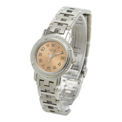Hermes Clipper Watch CL4.210 Quartz Pink Dial Stainless Steel Women's HERMES — Good