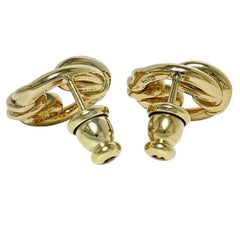 Fendi Women's Filo Stud Earrings, Gold — Like New