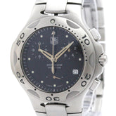 TAG HEUER Kirium Chronograph Steel Quartz Mens Watch CL1110 Polished — Very Good