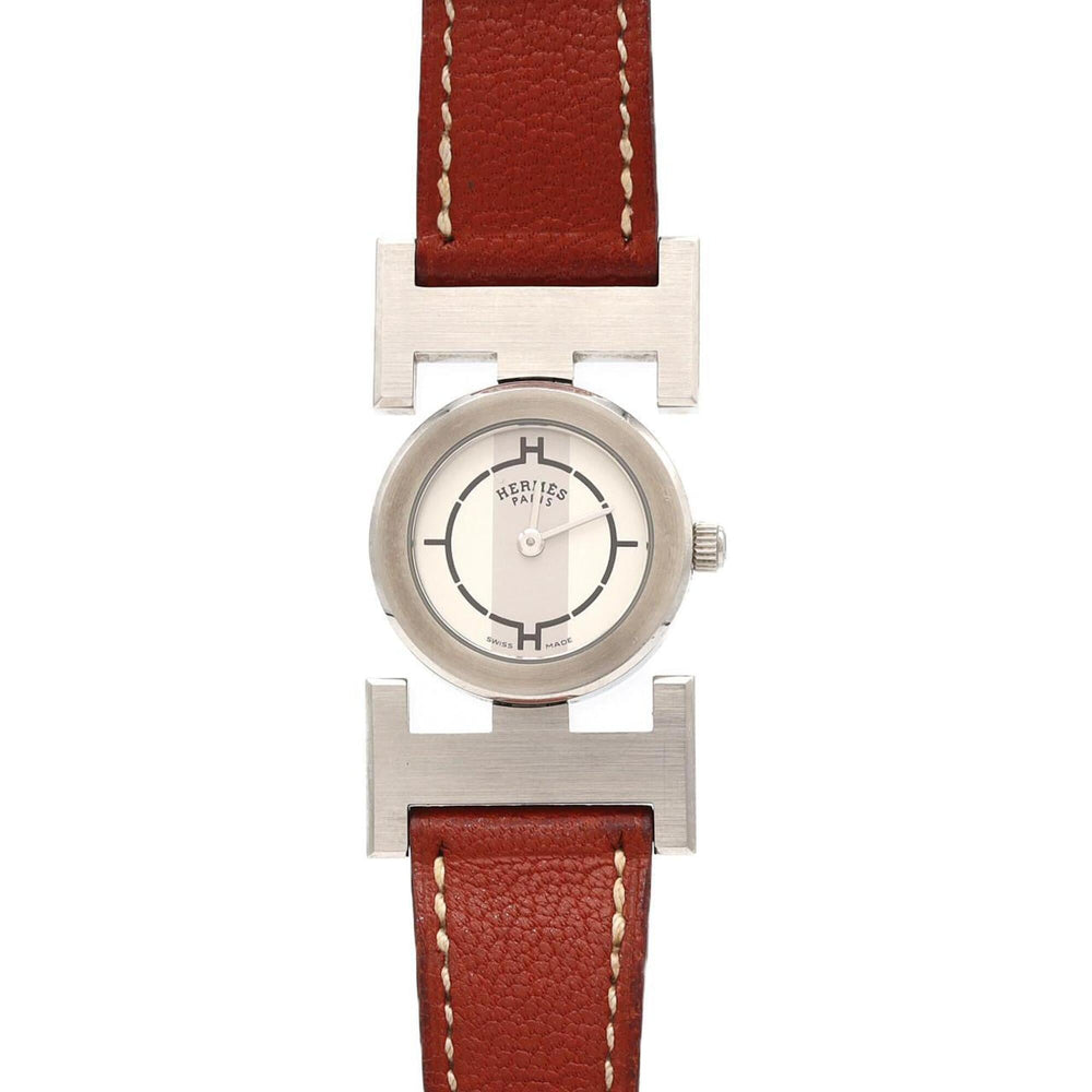 Hermes Paprika PA1.210 SS Quartz Watch — Good