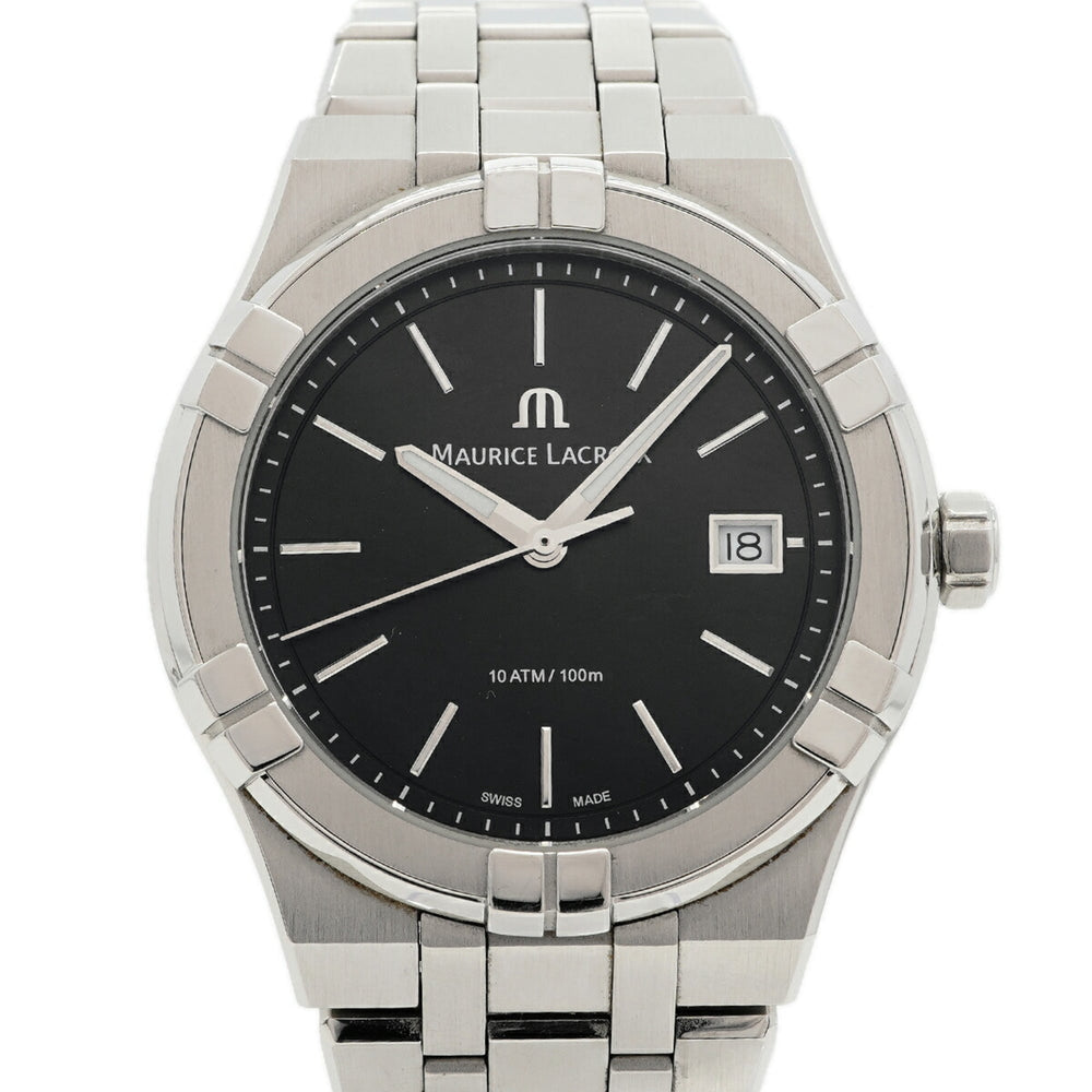 Maurice Lacroix Aikon AI1108 Black Dial Men's Watch — Good