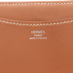 Hermes In the Loop 23 Handbag - Canvas Leather Toile H (Veau Swift) Women's Beige/Brown/Gold — New - Store Return