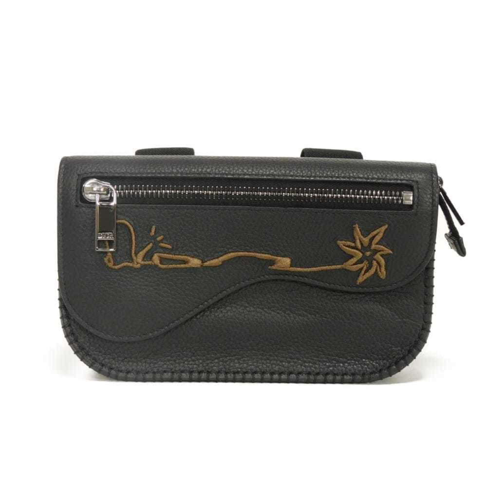 Christian Dior Dior Cactus Jack Saddle Arm Pouch with Logo Embroidery, 3-Way, Travis Scott Design, 2ADCA390SOT_H03E, Men's Bag — Like New