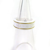 GUCCI Icon Ring, 18K White Gold, Ceramic, 4.5g, Made in Italy, Approx. Japanese Size, Includes Case, Women's — Like New