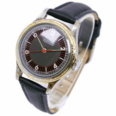 Seiko SEIKOSHA PRECISION / Precision Antique Stainless Steel x Leather Manual Winding Analog Display Boys Gray Dial Watch — Fair