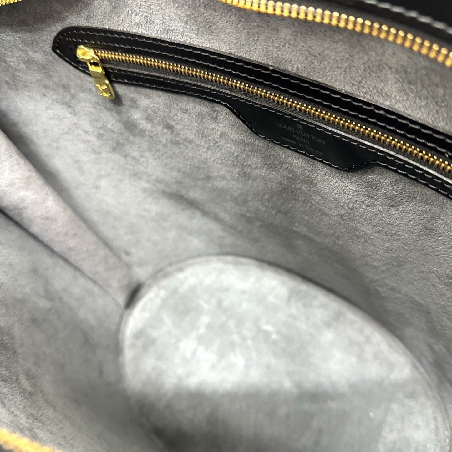 LOUIS VUITTON M52262 Saint-Jacques Shopping Shoulder Tote Bag, Epi Leather, Women's, Noir, Black