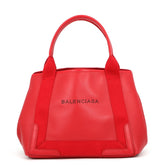 Balenciaga Tote Bag Navy Cabas S Canvas 339933 BALENCIAGA Handbag — Like New