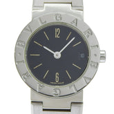 Bvlgari BVLGARI Watch BB23SS Stainless Steel Quartz Analog Black Dial Women's — Good