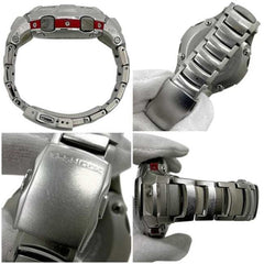 Casio The G Series Watch f-24971 Silver/Purple G-Shock GW-1210J Men's Stainless Steel Quartz CASIO Digital/Analog ec-24971 — Good