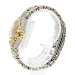 Omega Constellation Brushed Quartz 131.20.28.60.08.001 Gold Dial Women's Watch — Good