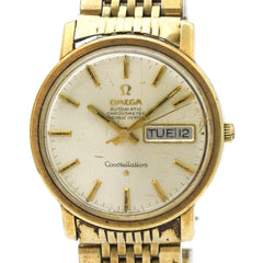 OMEGA Constellation Day Date Cal 751 Gold Plated Automatic Mens Watch 168.016 Vintage — Good