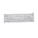Hermes Chaine d'Ancre Multi-Chain Bracelet, Size 15, SV925 Silver — Like New