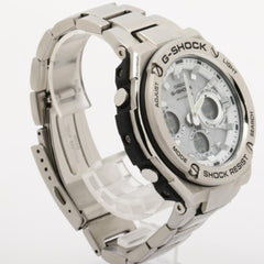 CASIO G-SHOCK G-STEEL GST-W100 Series GST-W110D-7AJF White Silver Resin/Stainless Steel Men's Watch — Good