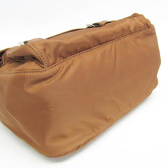 Prada Re-Nylon Crossbody Bag 1BD953 Men,Women Nylon,Leather Shoulder Bag Brown — Like New