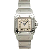 Cartier Santos Galbee SM W20024D6 Women's Watch, Ivory, Quartz Watch — Like New
