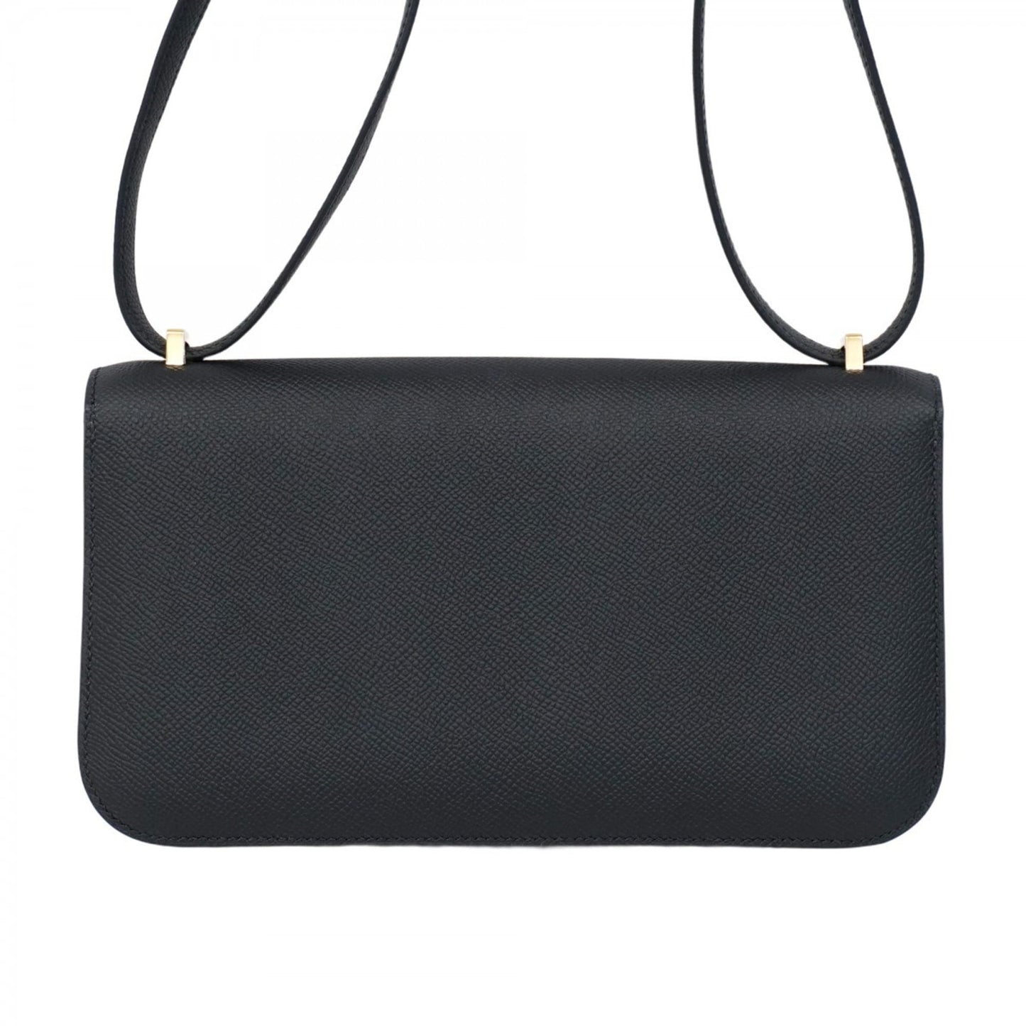 Hermes Hermès Constance Elan Shoulder Bag, Epsom Leather, Black, Double Stamp, Women's