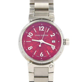 Louis Vuitton Tambour Q121T Stainless Steel Quartz Watch — Very Good
