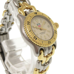 TAG Heuer Cell Series S95.708 SS Ivory Quartz Watch Silver Gold 0395TAG HEUER — Good